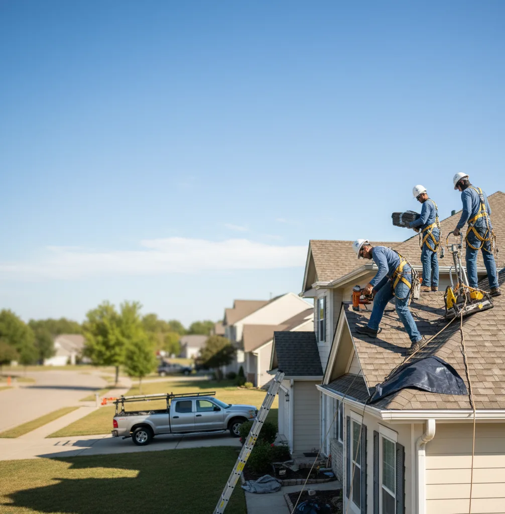 Roof Repair in Lena